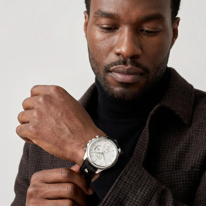 Founder Ivory Steel · 41 mm