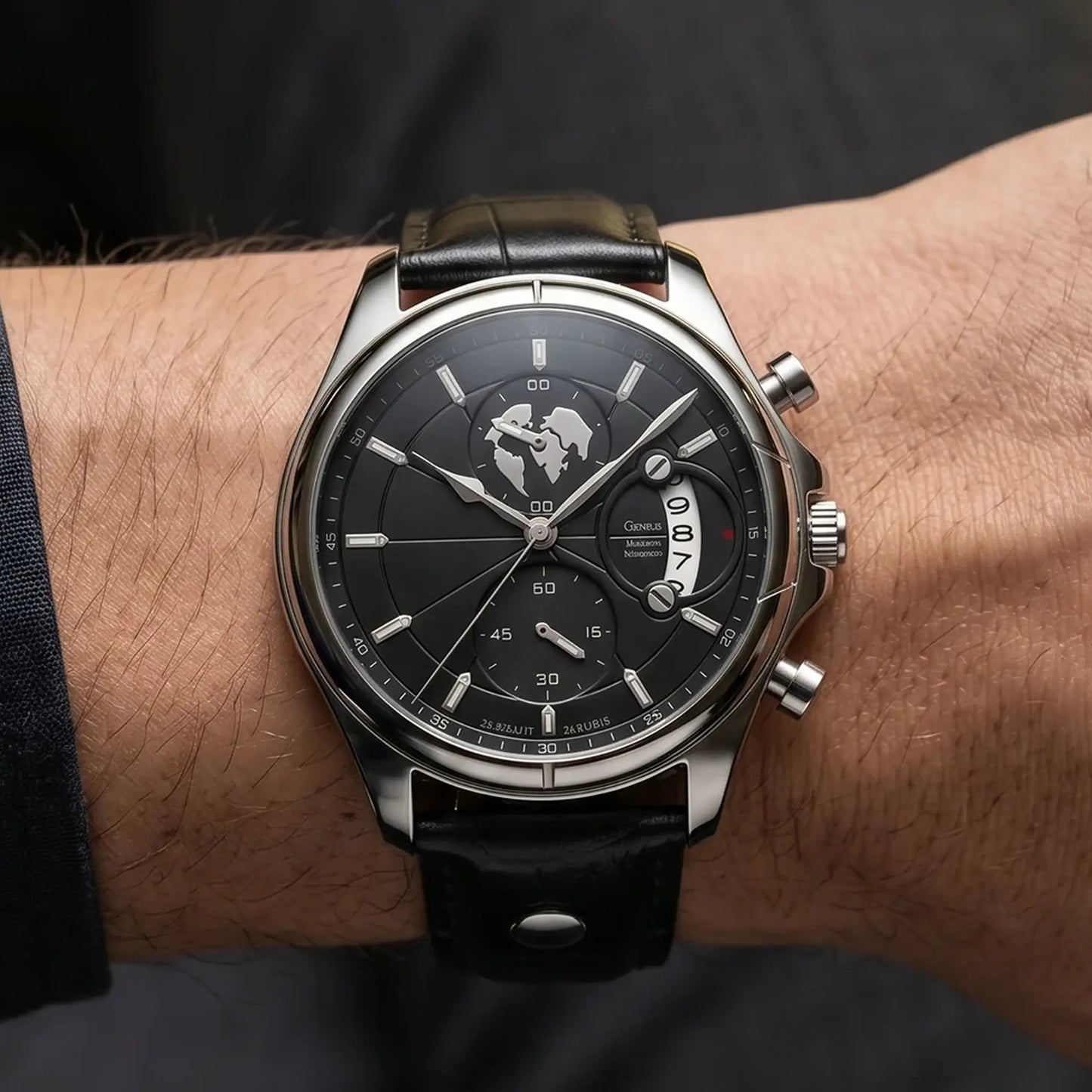 Founder Obsidian Steel · 41 mm